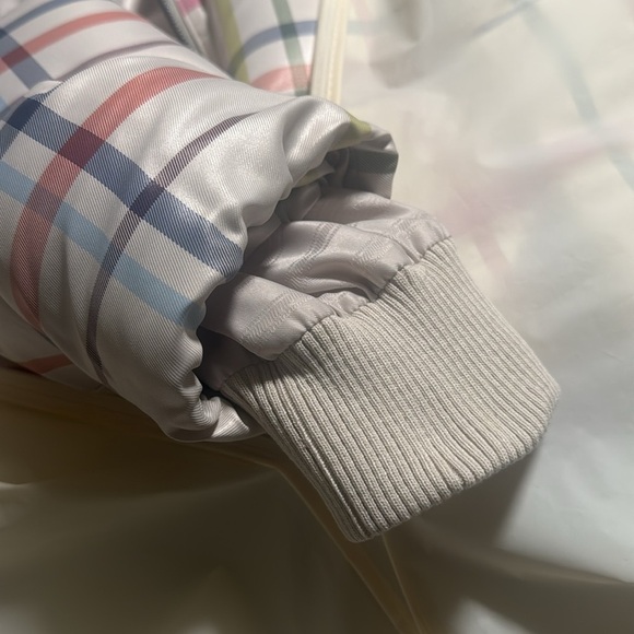 Coach Down Puffer Jacket Women's Legacy Tattersall Winter Coat, 83128, Plaid NEW - Picture 13 of 13